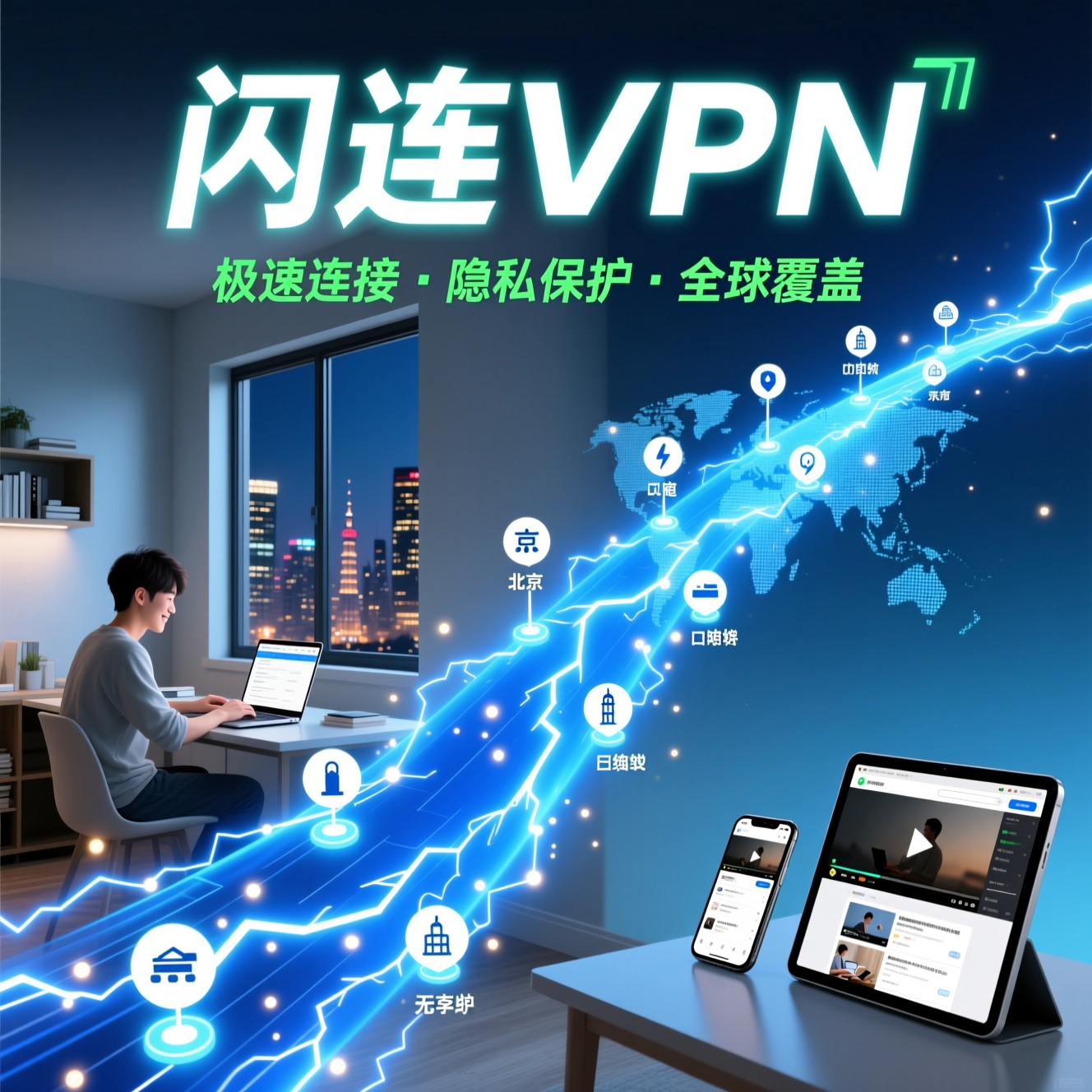 闪连VPN应用优先级与智能带宽分配功能深度指南